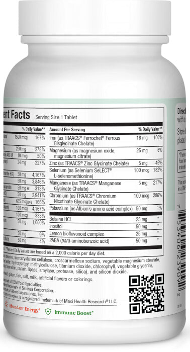 Maxivite Complete™  with Iron