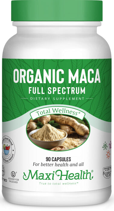 Organic Maca 600mg, 90 Caps