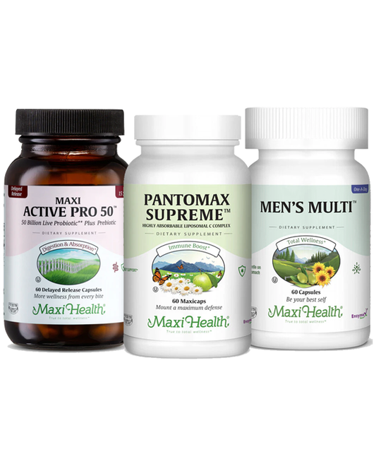 SPECIAL BUNDLE PRICING: Men’s Wellness Power Pack – 2-Month Supply + Free Shipping