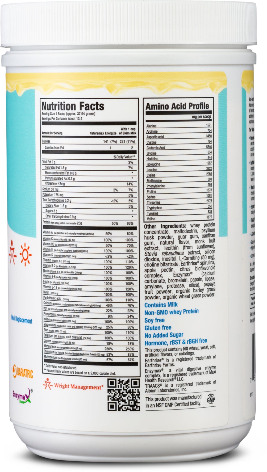 Naturemax Energize™ - Vanilla