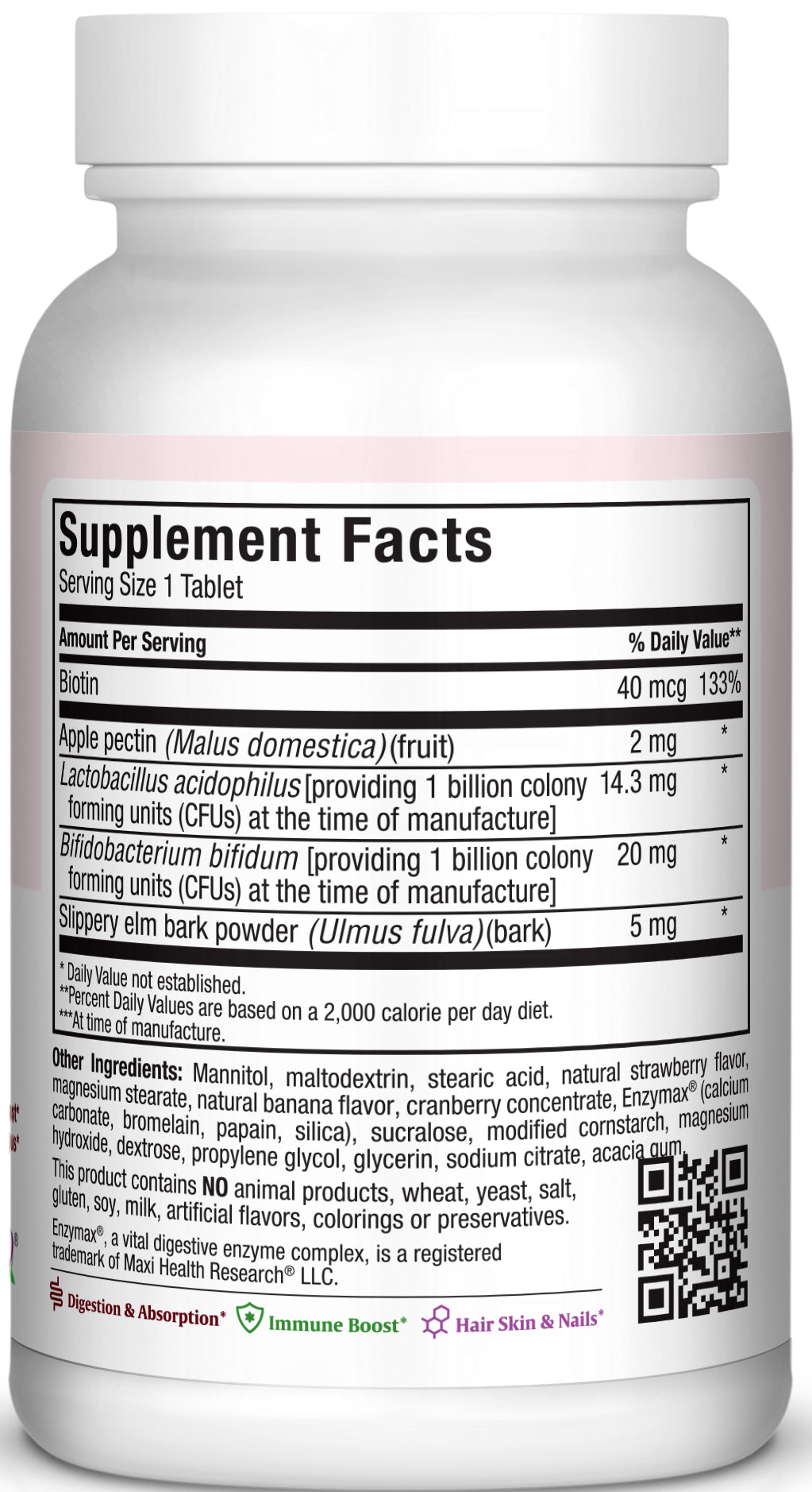Chewable Oraldophilus™, 100 Chewable Tablets