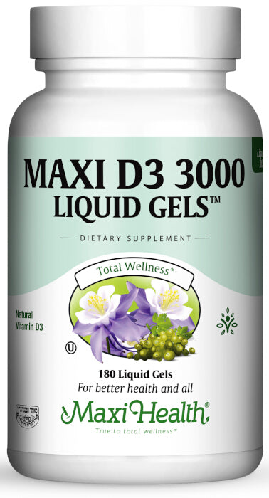 D3 Liquid Gels 3000 Iu, 180 Gels