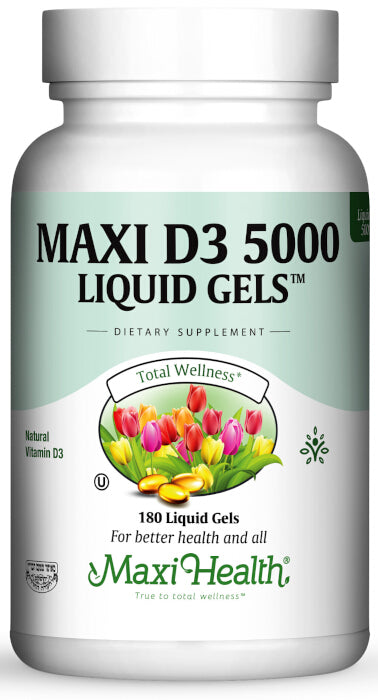 D3 Liquid Gels 5000 Iu, 180 Gels