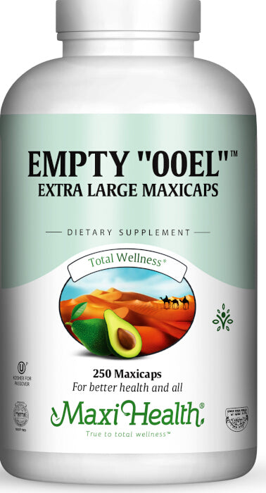 00 Extra Large Empty Caps, 250 Caps