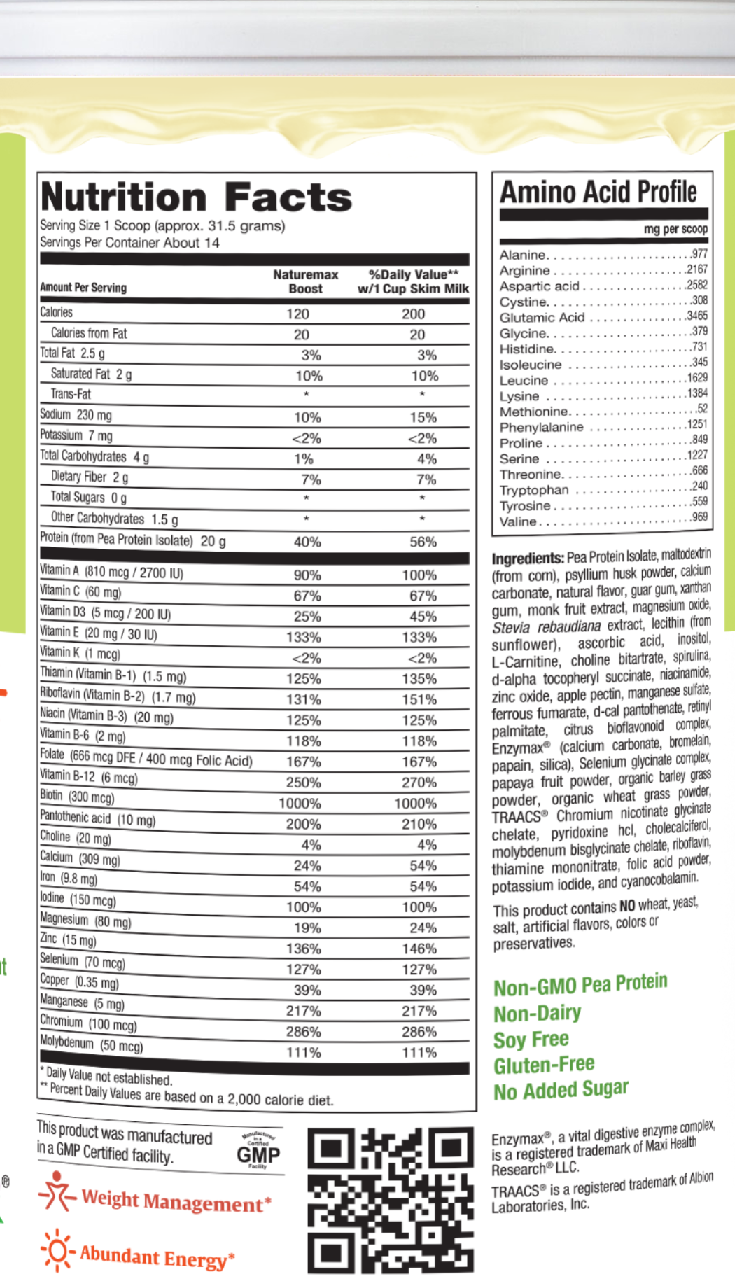 Naturemax Boost™ - Vanilla