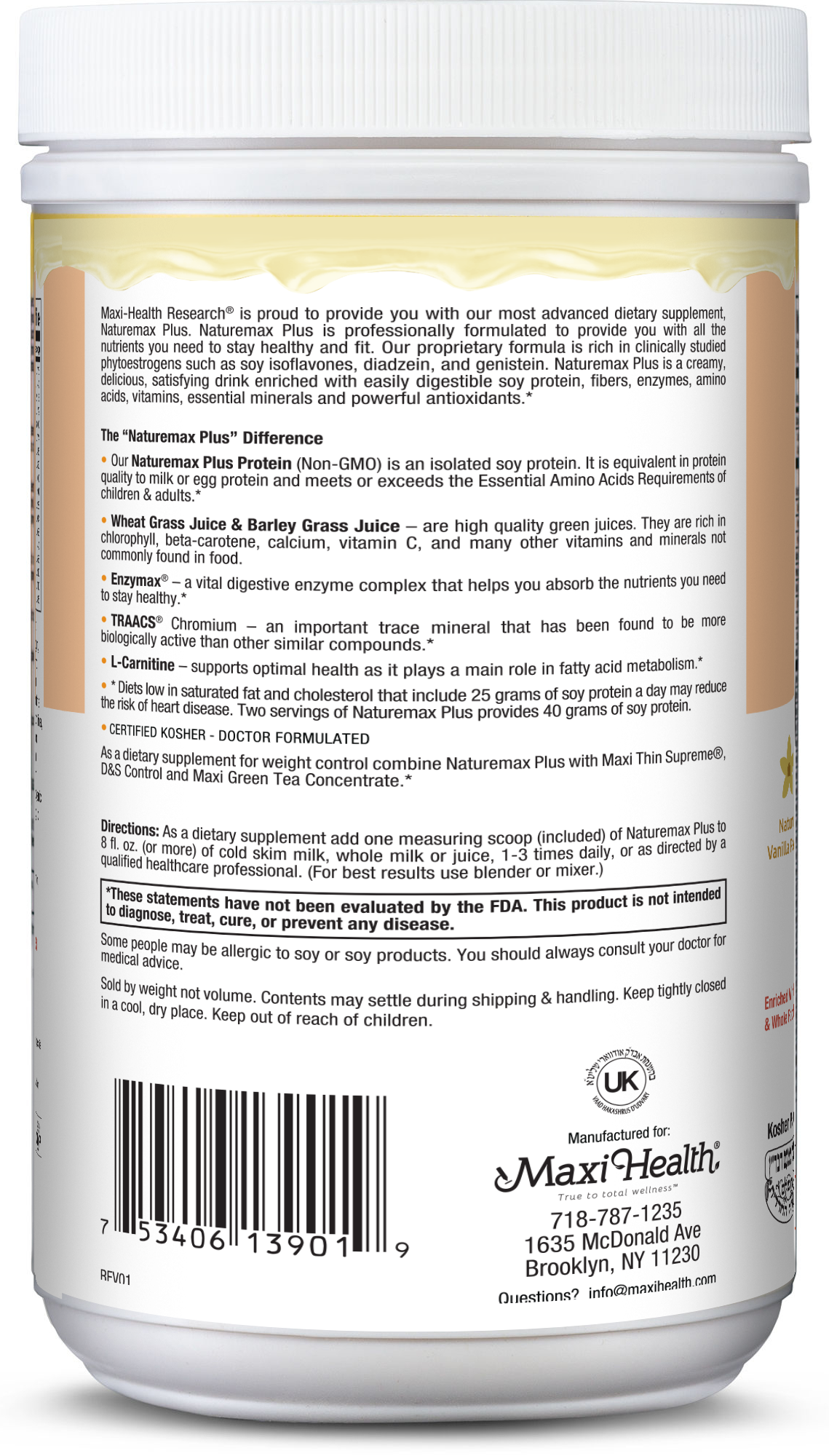 Naturemax Plus™ - Vanilla