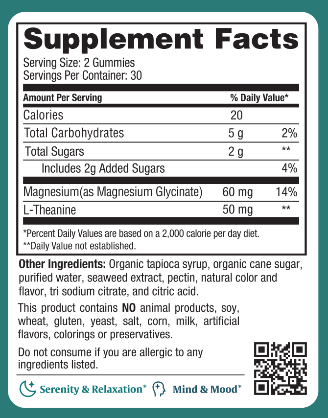 Maxi Magnesium Theanine Gummies